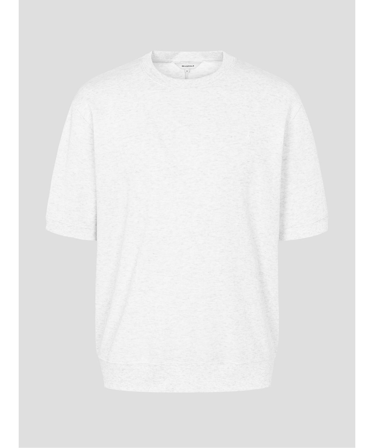 빈폴 멘(BEANPOLE MEN) 반소매 스웨트 셔츠  라이트 그레이