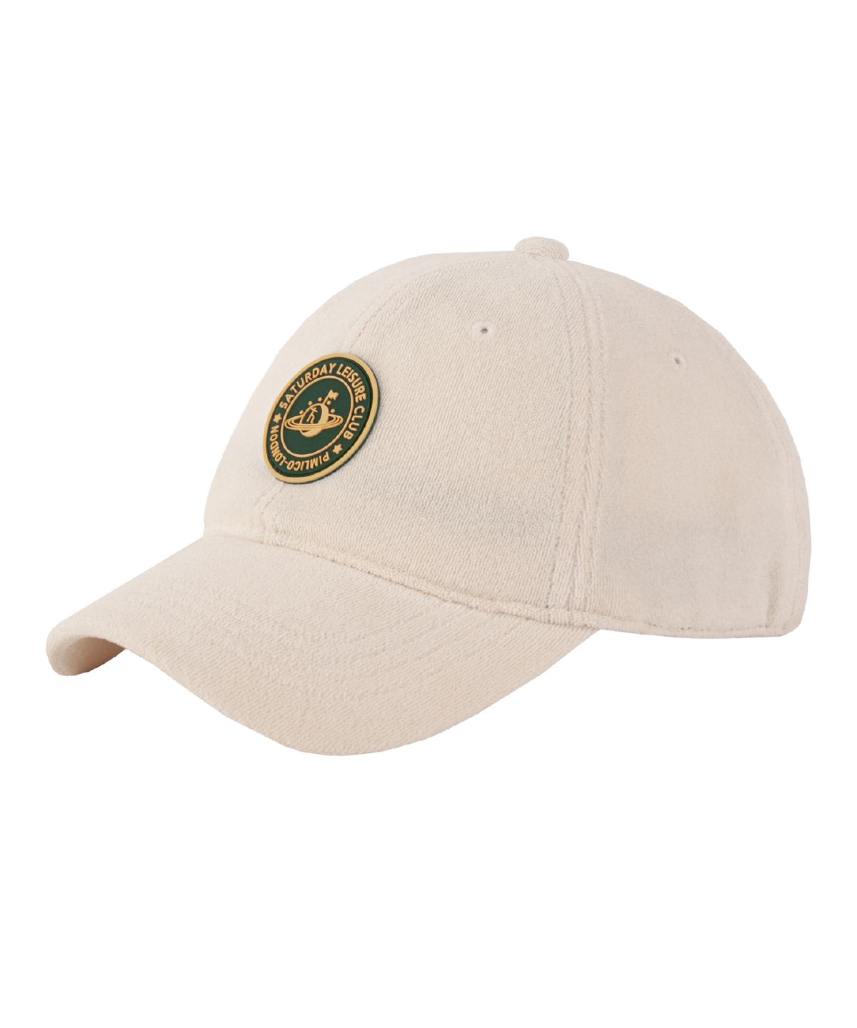 세러데이 레저 클럽(SATURDAY LEISURE CLUB) Leisure Terry Ball Cap (Rubber Patch) - Ivory