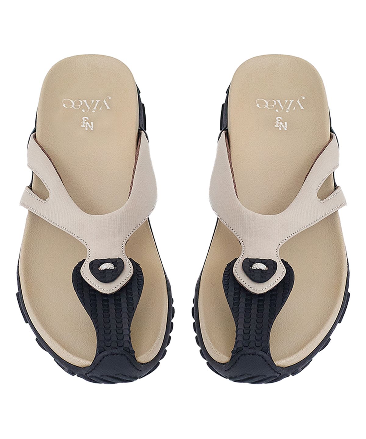 이예(YIYAE) Soar flip flops _ Beige