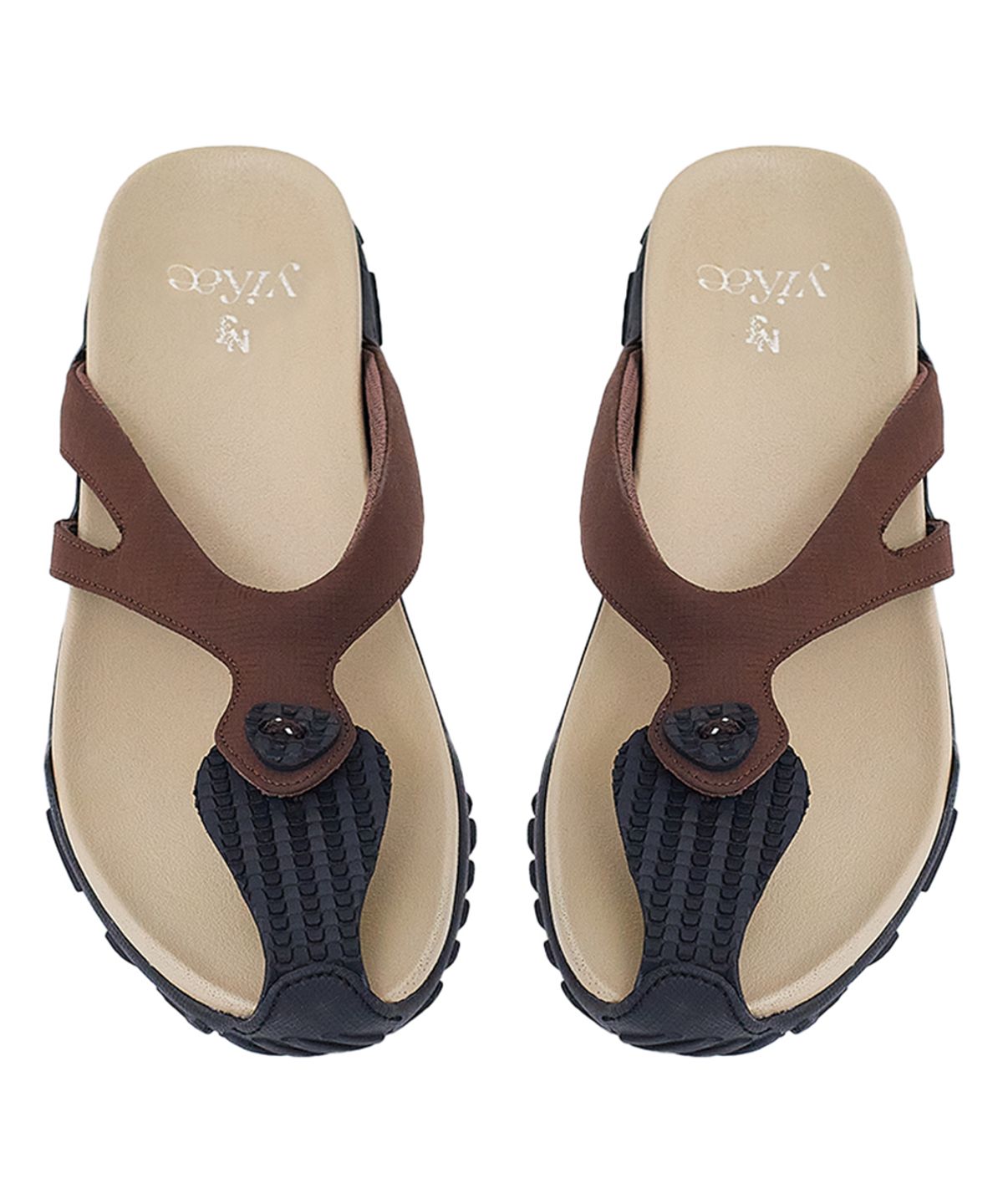 이예(YIYAE) Soar flip flops _ Brown
