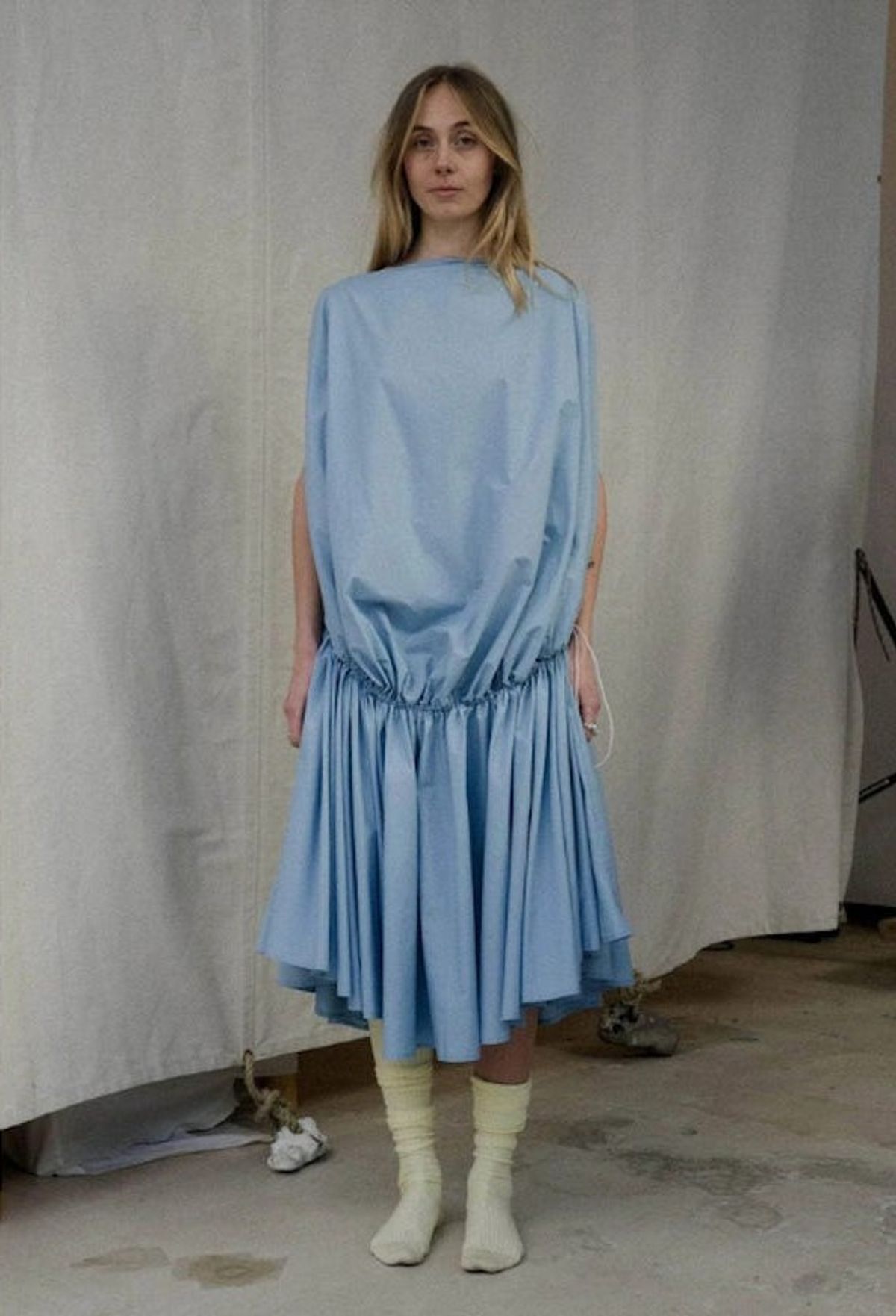 베이스레인지(BASERANGE) LUCE DRESS (POPLIN)