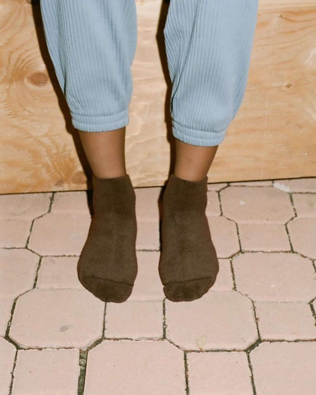 베이스레인지(BASERANGE) BUCKLE ANKLE SOCKS (LONGSTAPLE COTTON)