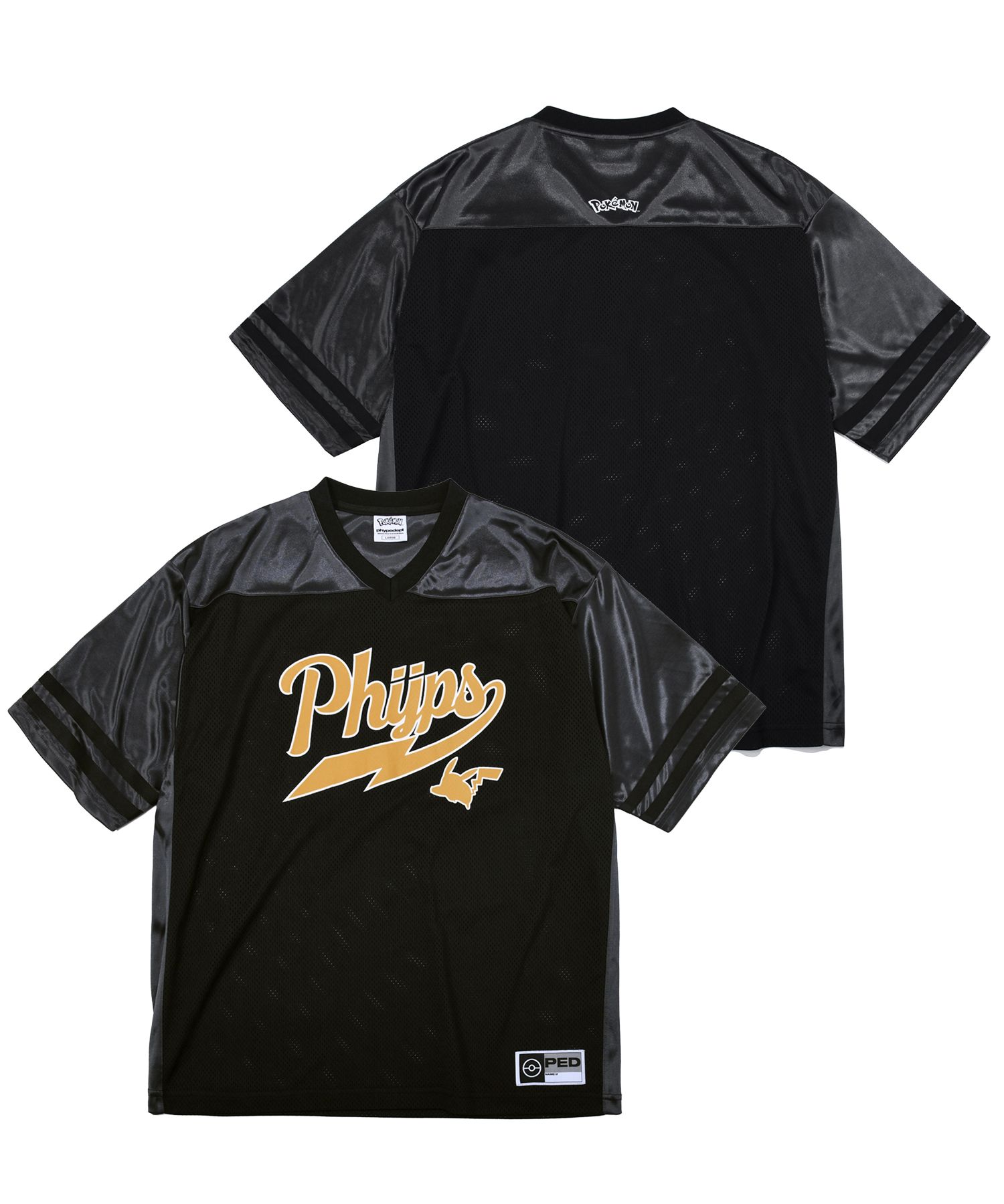 ★ Phyps Department★ Pokemon Star Tail Mesh Short Sleeve W MUSINSA | PHYPS Pokemon Star Tail Mesh Short Sleeve_Black