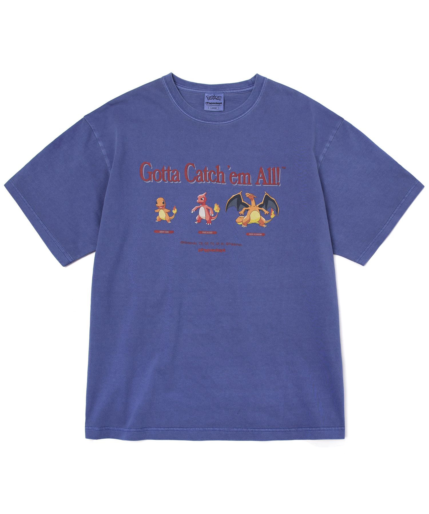★ Phyps Department★ Pokemon Evolution Short Sleeve Charco MUSINSA | PHYPS Pokemon Evolution Short Sleeve_Dark Blue