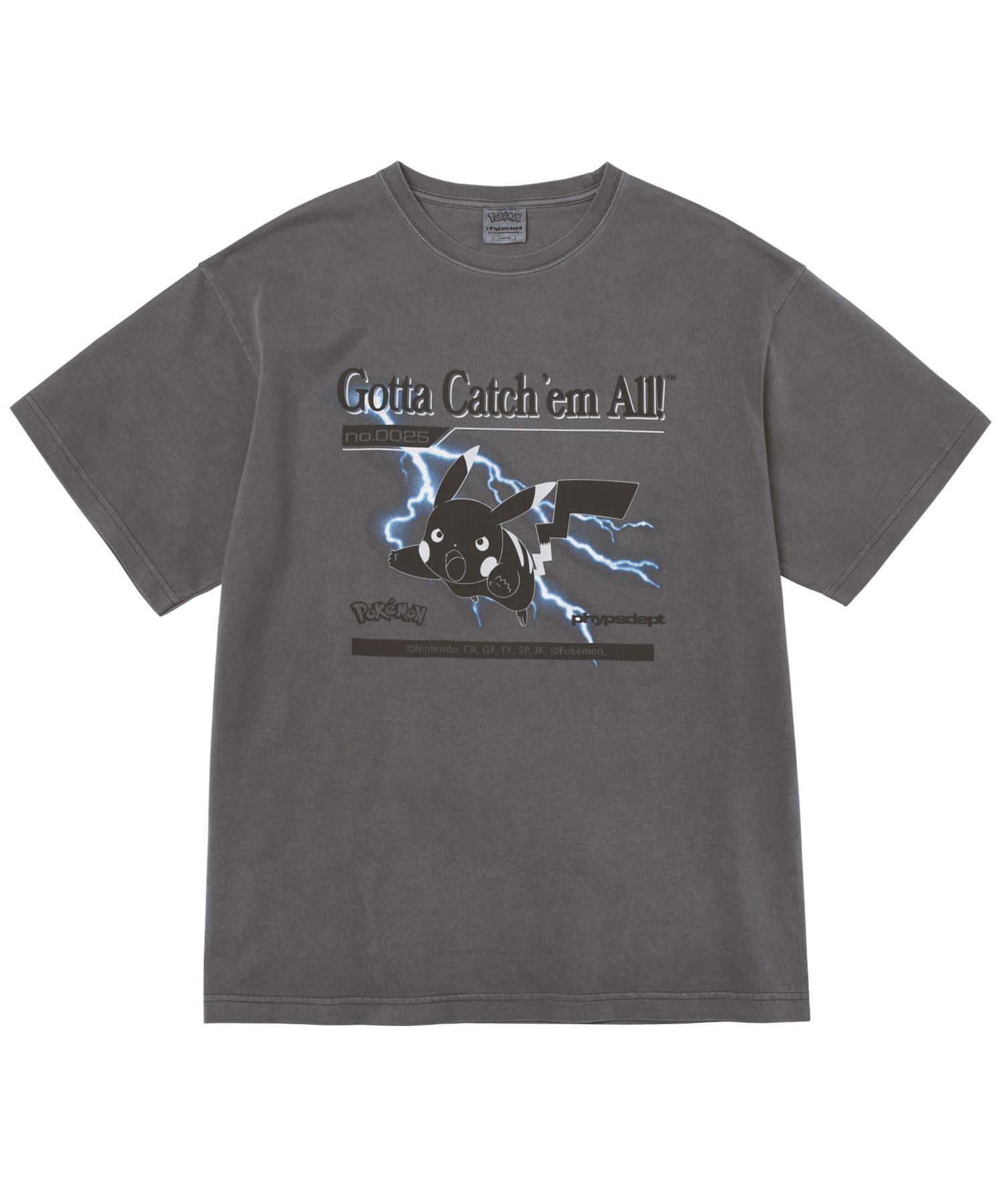 ★ Phyps Department★ Pokemon Gacha Short Sleeve Melange Gr MUSINSA | PHYPS Pokemon Gacha Short Sleeve_Charcoal