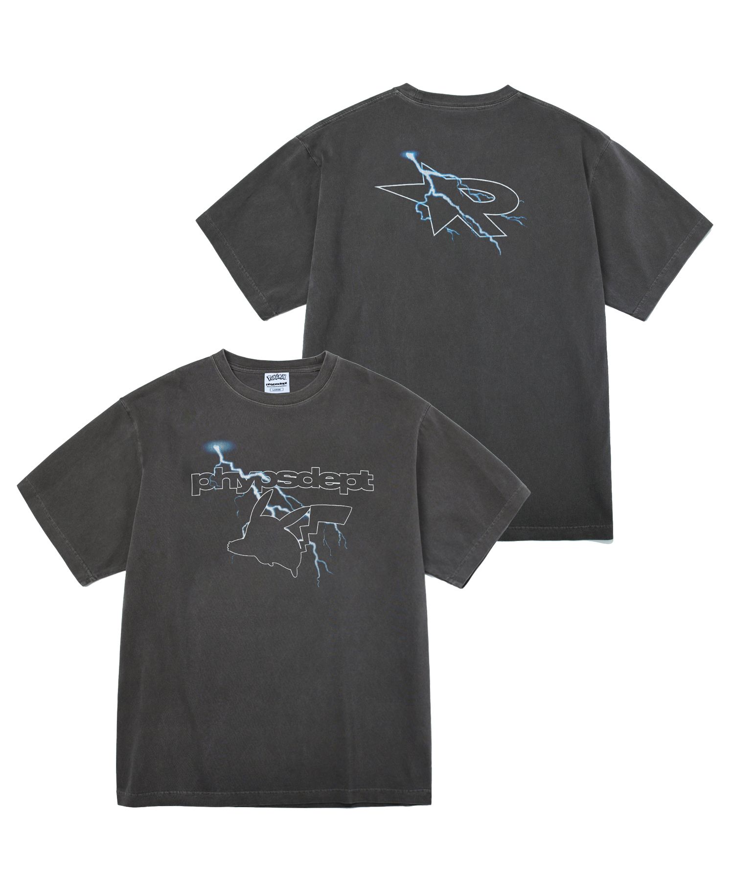 ★ Phyps Department★ Pokemon Effector Short Sleeve Light G MUSINSA | PHYPS Pokemon Effector Short Sleeve_Charcoal