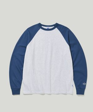 헤리티지 래글런 롱슬리브 네이비