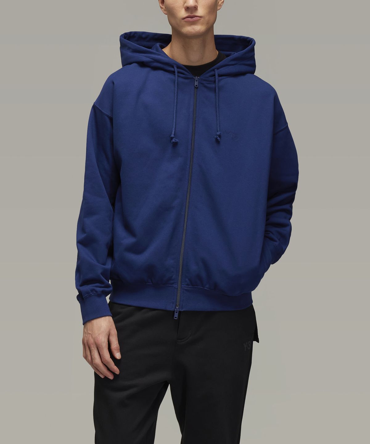 와이쓰리(Y-3) (M) 집 후디 다크 블루 M FT ZIP HODDIE DARK BLUE