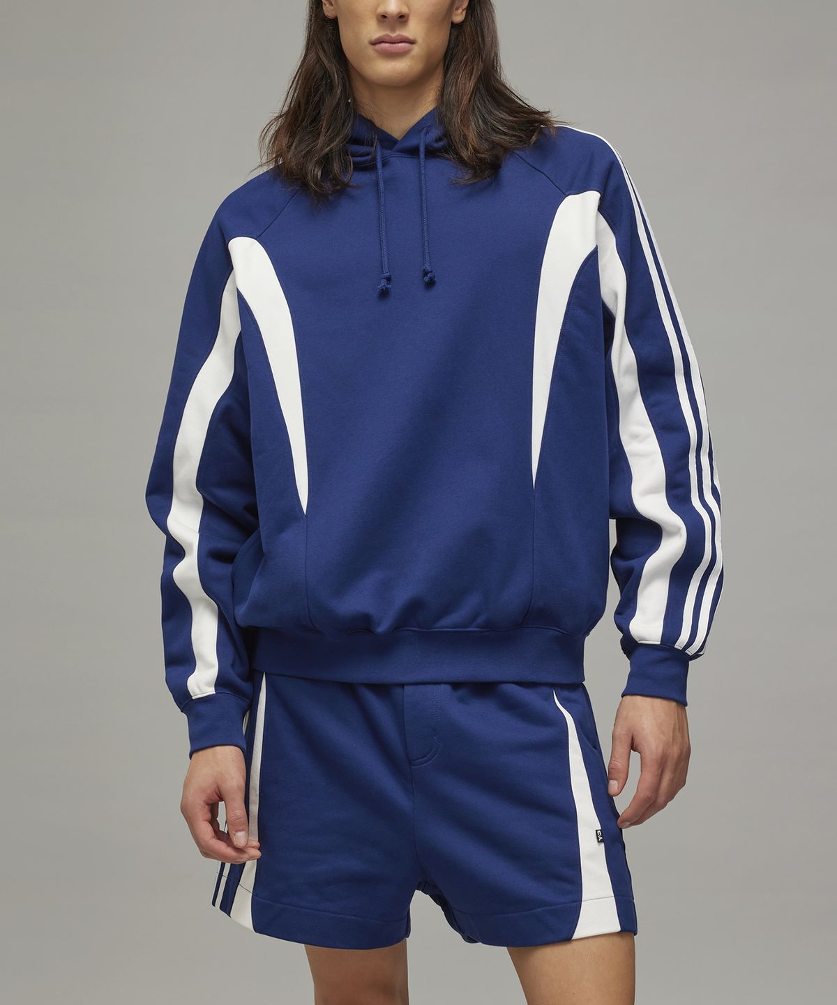 와이쓰리(Y-3) (U) 후디 다크 블루 U CUTLINE HOODI DARK BLUE