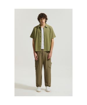 Verdure 크로쉐 셔츠 - KHAKI