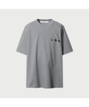 Blur 페이드 로고 반팔 티셔츠 - GREY