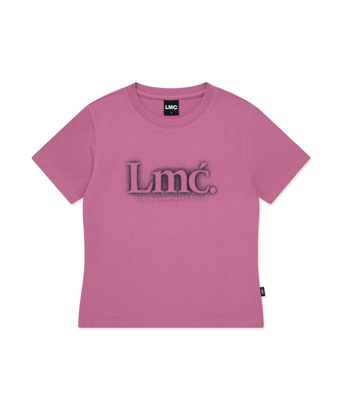 엘엠씨(LMC) WM NEW CLASSIC LOGO CROPPED TEE dark pink