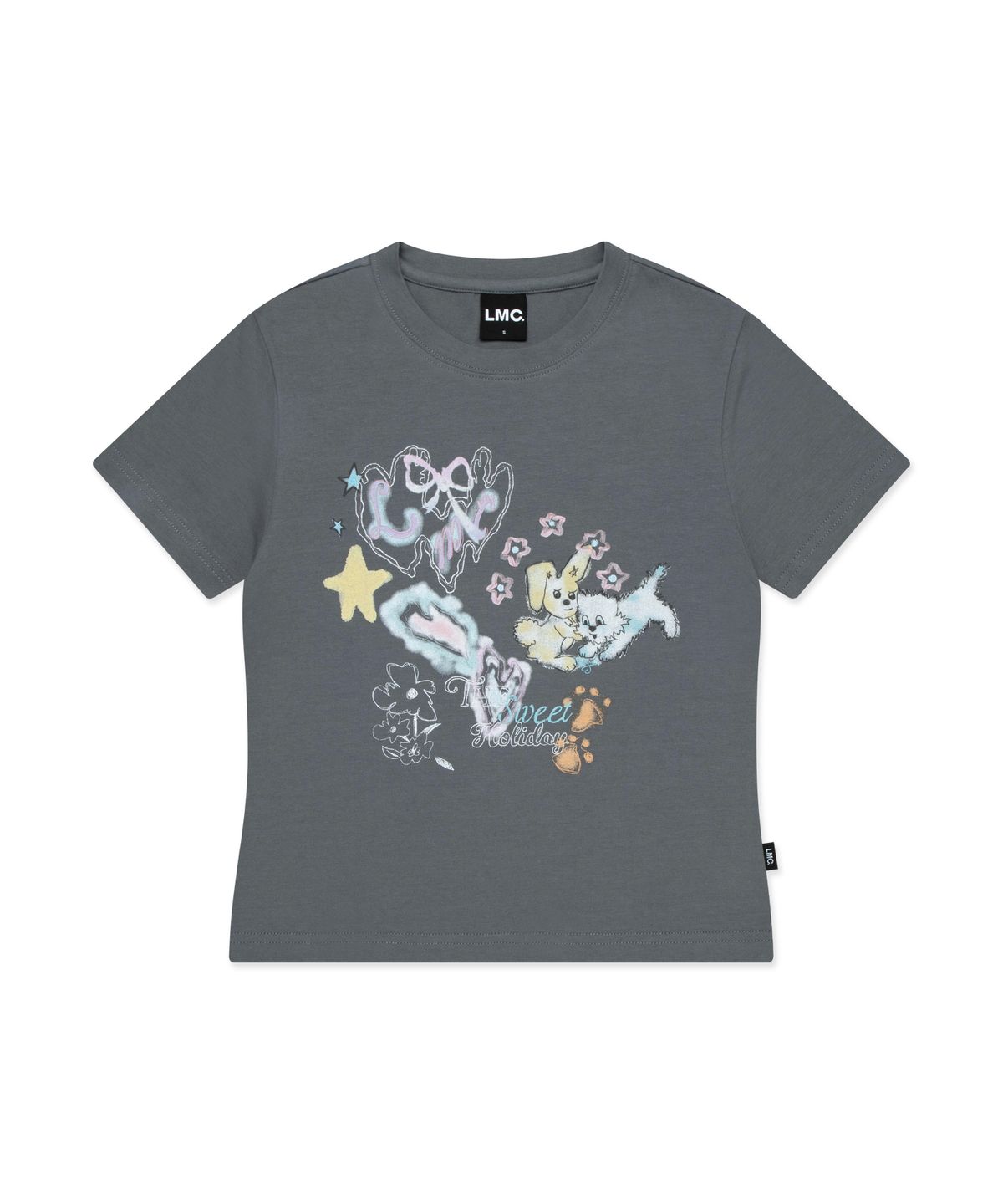 엘엠씨(LMC) WM SKETCH DOODLE CROPPED TEE gray