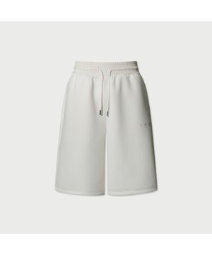 Brumeux 밴딩 배색 버뮤다 쇼츠 - ECRU