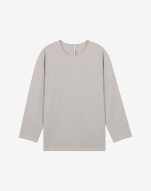 스쿱넥 롱슬리브 티셔츠 [샌드베이지]