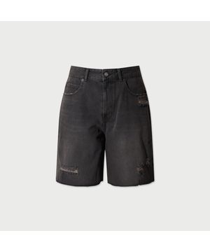 Ciel 데님 디스트로이드 쇼츠 - GREY