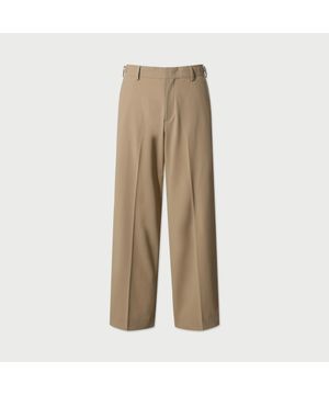 Epure 울혼방 와이드 셋업 슬랙스 - BEIGE