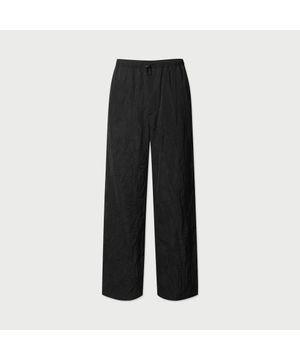 Noirceur 크링클 슬랙스 - BLACK