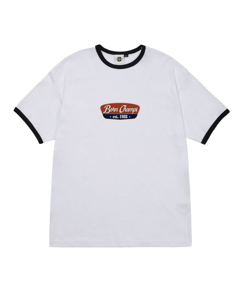 [4 COLORS] 88 ORIGINALS 여성 후라이스 링거 반팔티셔츠 B25ST62