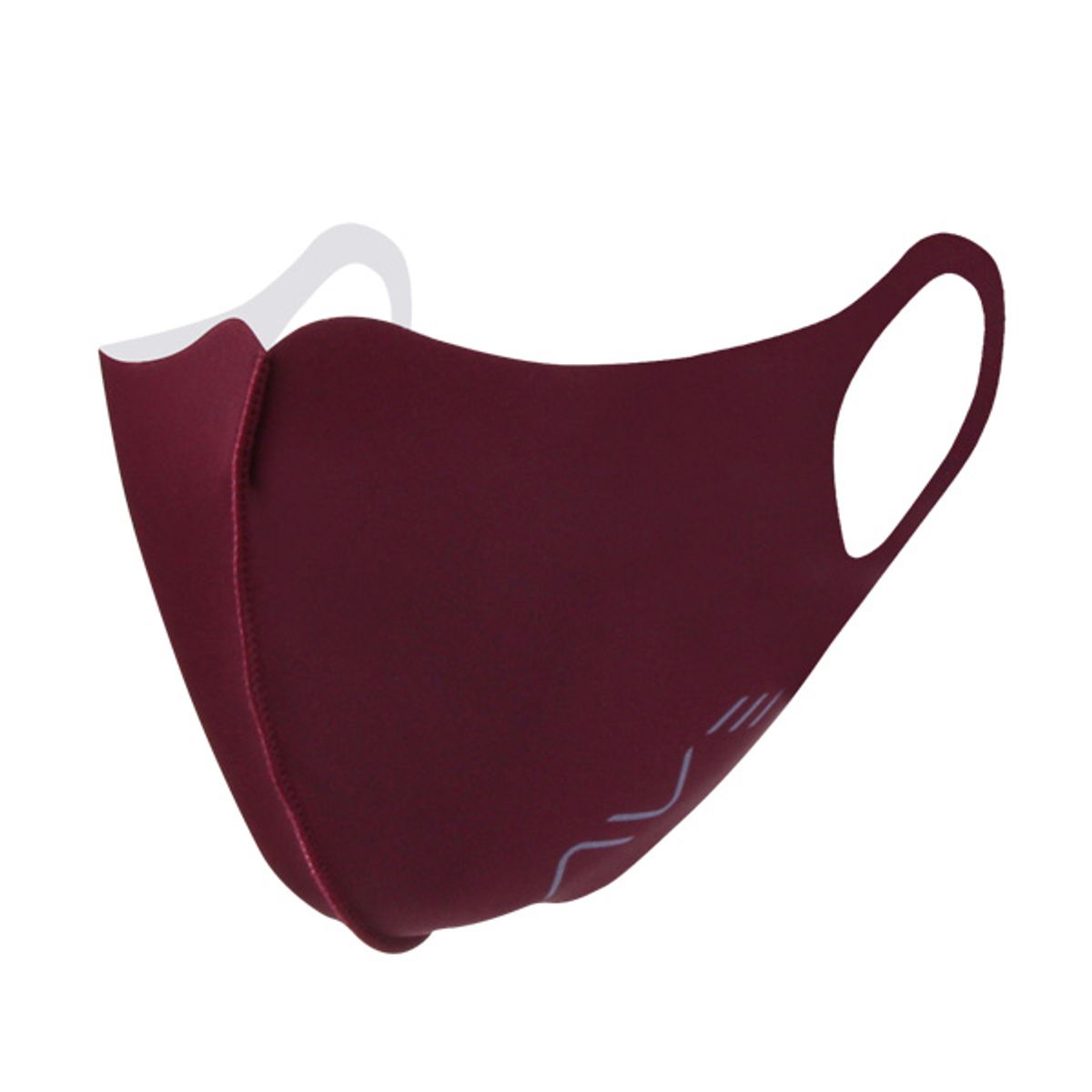 어베이브(AVAVE) 이니셜로고 3D입체 컬러마스크 버건디