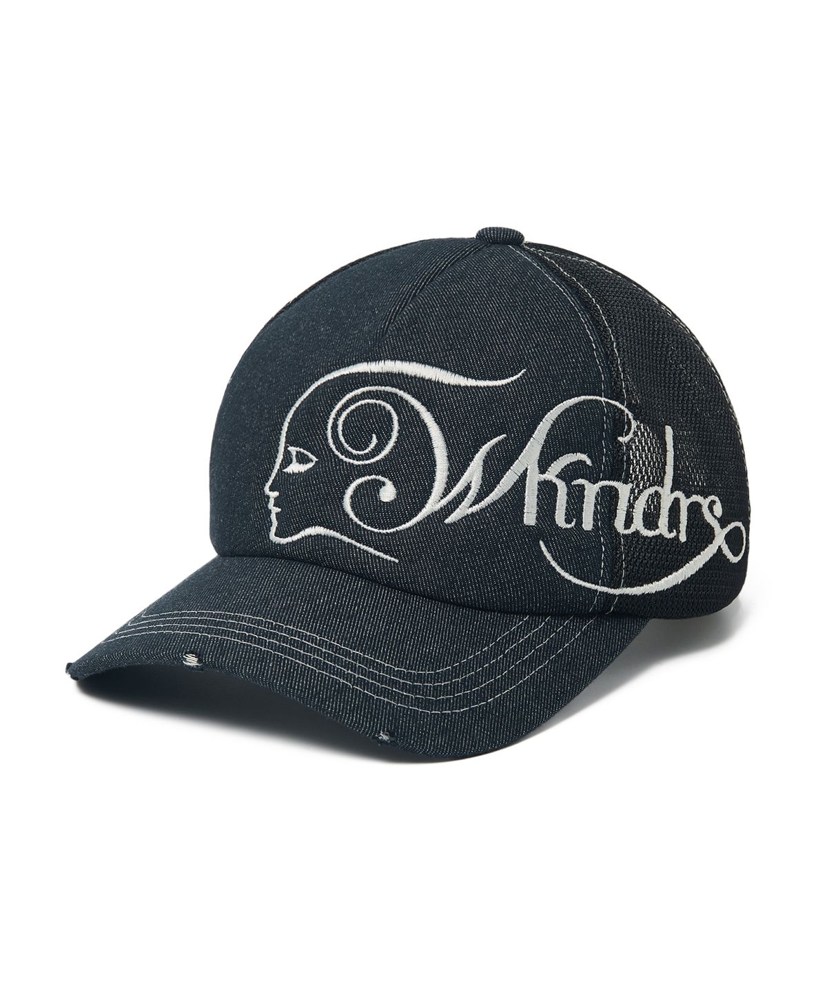 위캔더스(WKNDRS) SALONE TRUCKER CAP (DENIM)