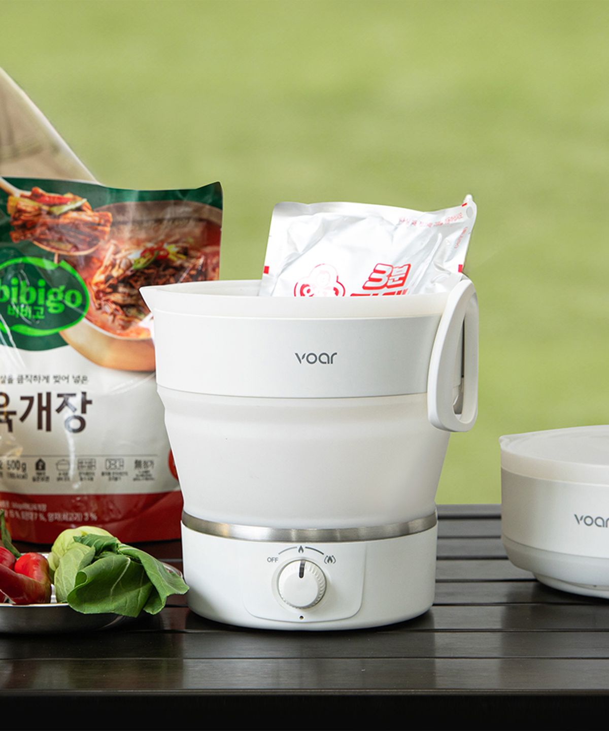 보아르(VOAR) 폴더블 접이식 휴대용 전기포트 여행용 프리볼트