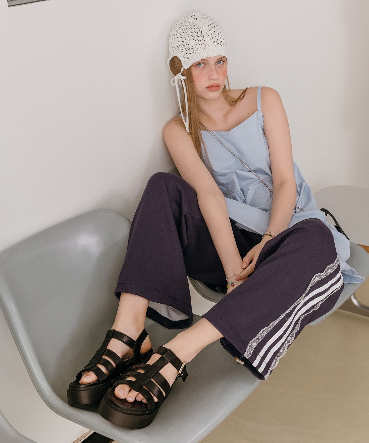 마크모크(MAC MOC) Rex 렉스 T 스트랩 청키 플랫폼 샌들_3color 6cm