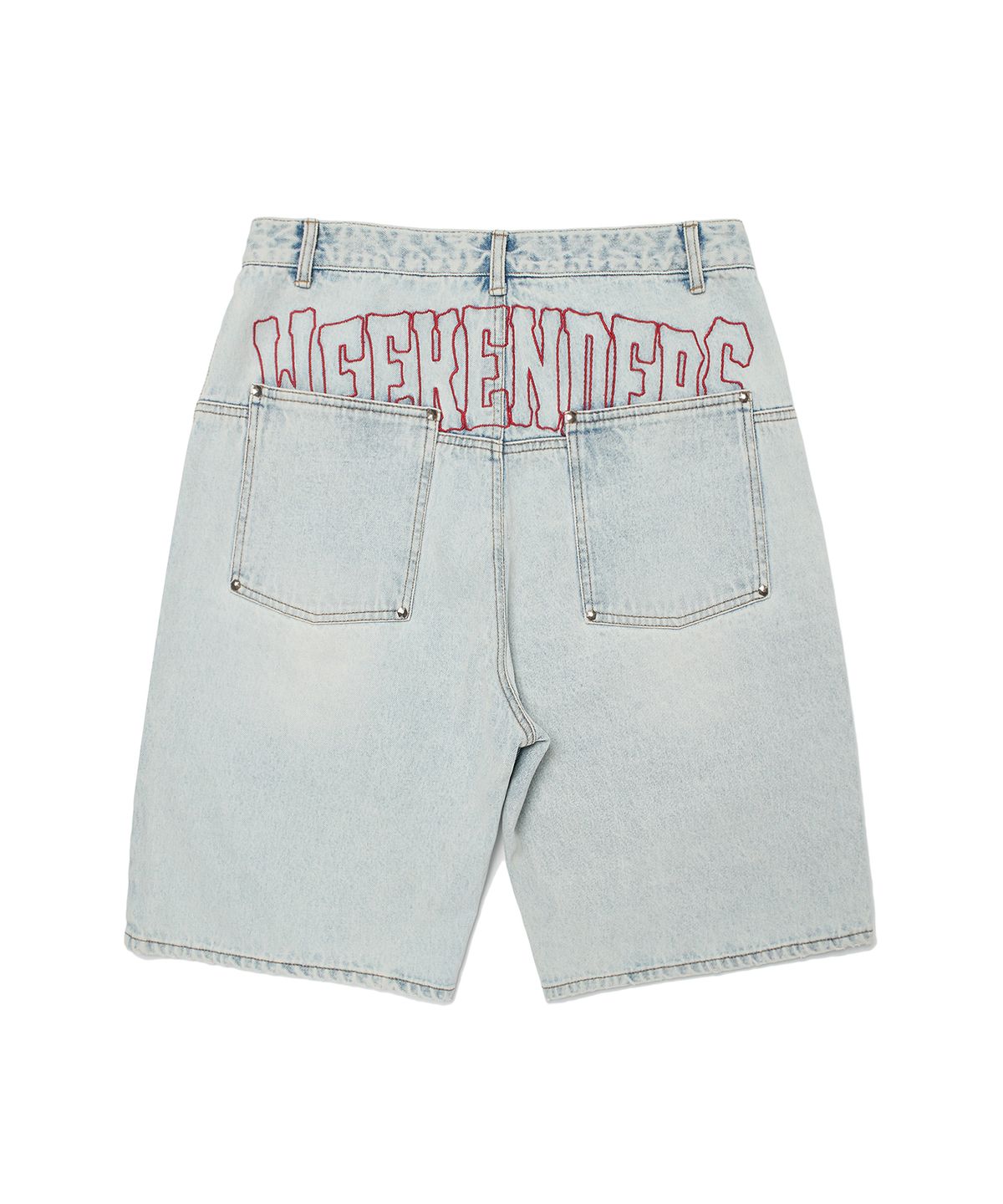 위캔더스(WKNDRS) COWBOY DENIM SHORTS (I.DENIM)