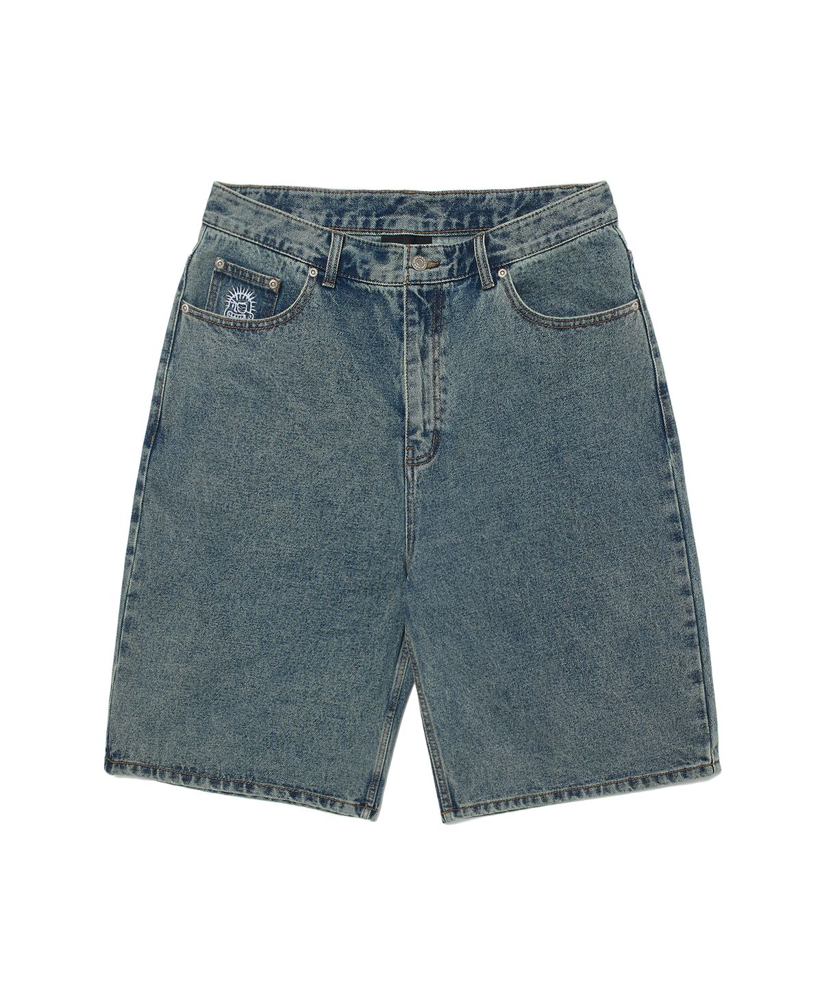 위캔더스(WKNDRS) PUNK DENIM SHORTS (DENIM)