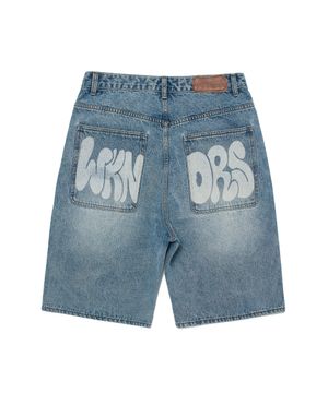 GRAFFITI DENIM SHORTS (DENIM)