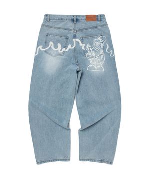 DWARF DENIM PANTS (L.DENIM)