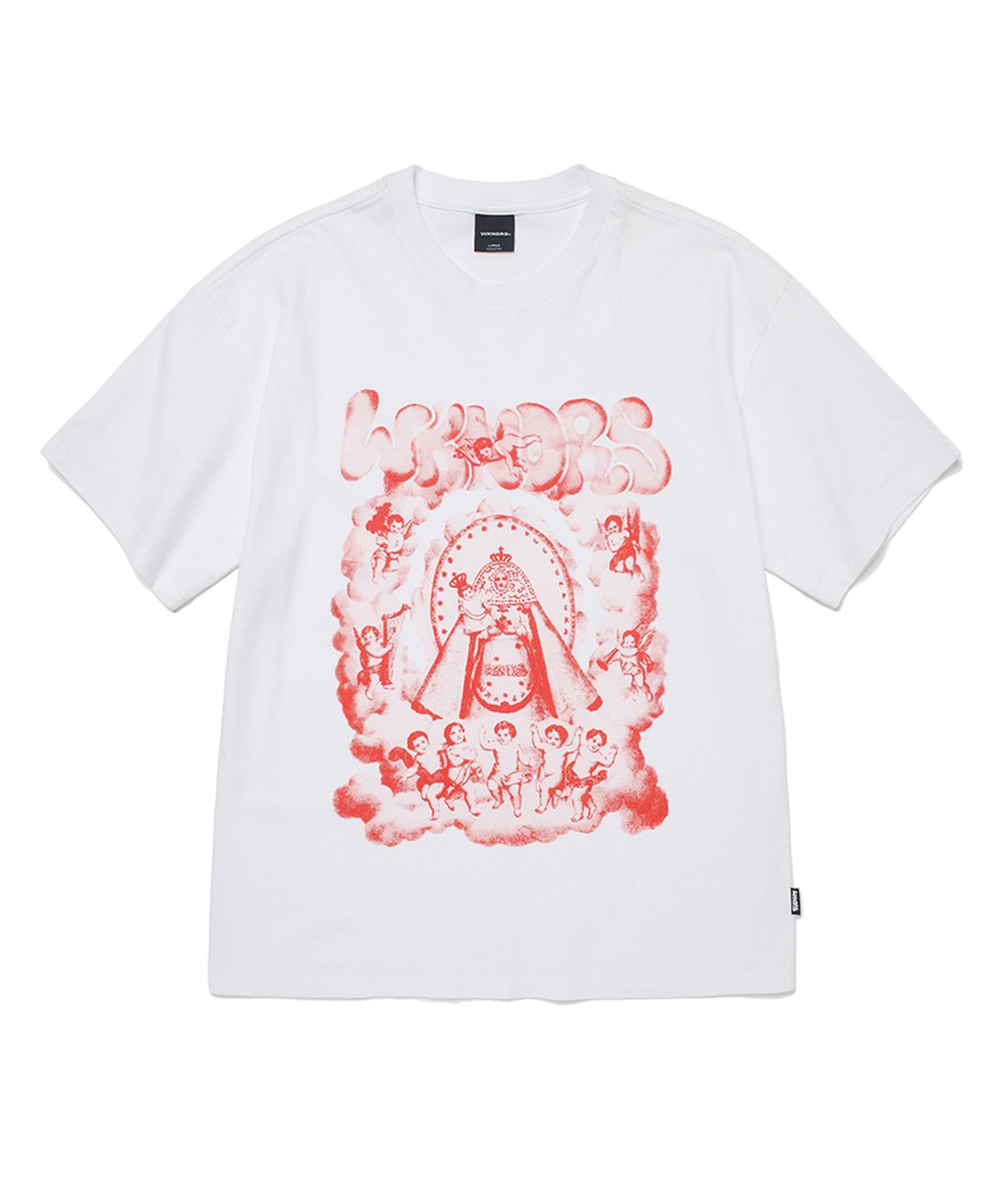 MUSINSA | WKNDRS ANGELS T-SHIRT (WHITE)