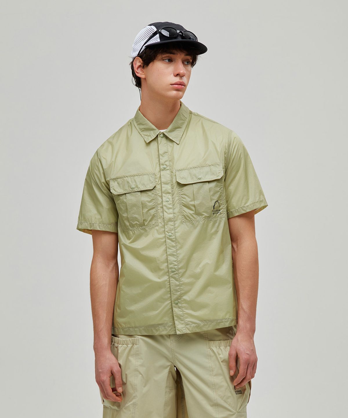 시에라디자인(SIERRA DESIGNS) 로웰(ROWELL) 경량 반팔 셔츠 BEIGE