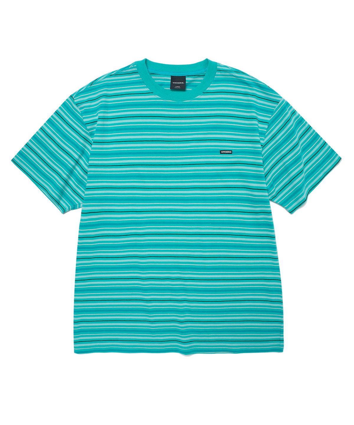 위캔더스(WKNDRS) STRIPED T-SHIRT (BLUE)