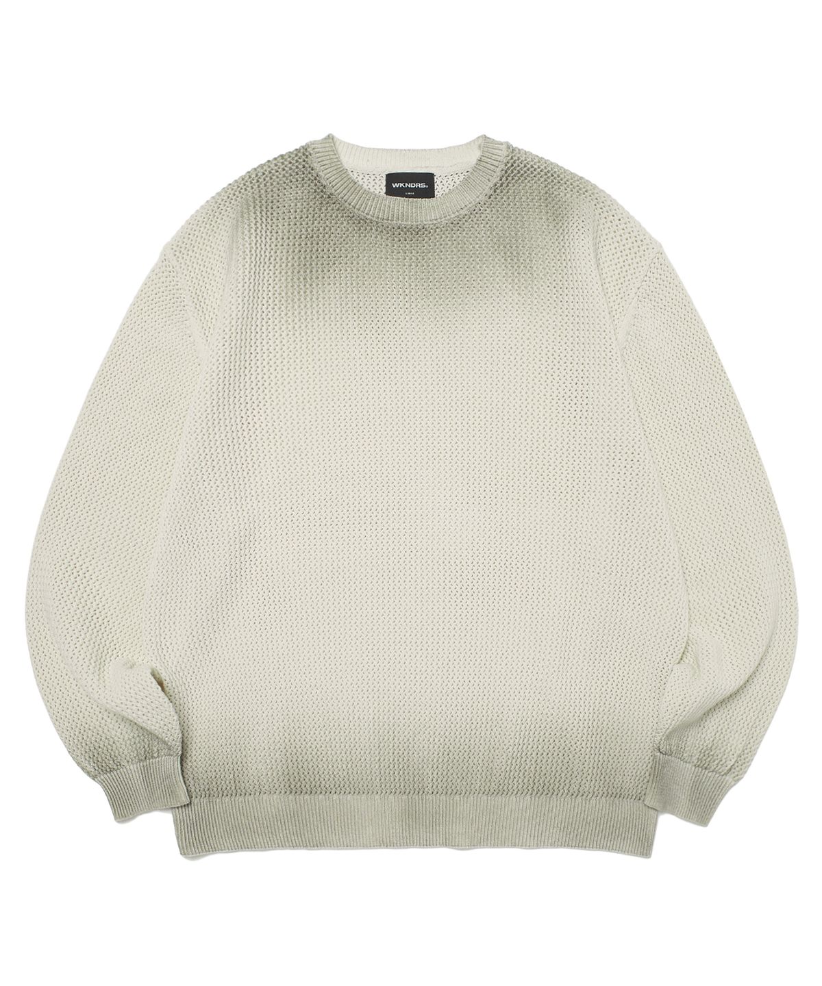 위캔더스(WKNDRS) SPRAY KNIT SWEATER (IVORY)