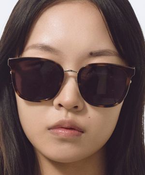 오버사이즈 베이직 선글라스 호피