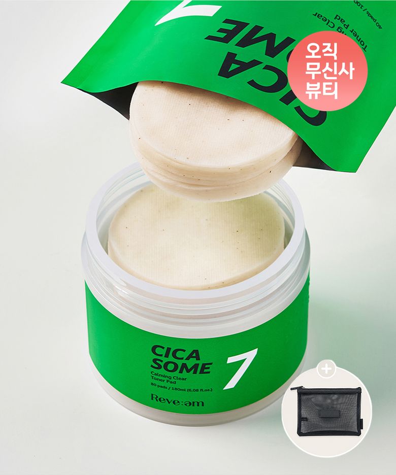 시카좀 카밍 클리어 패드 리필 40매[여행용샘플키트증정]