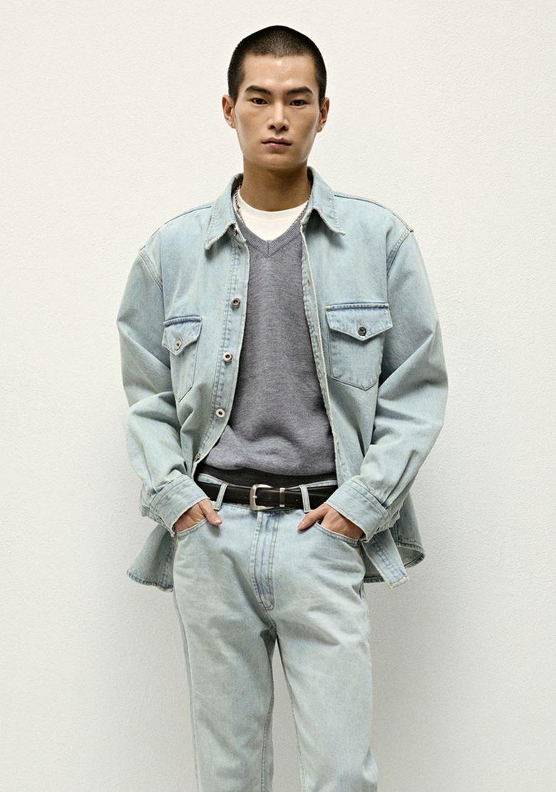 Denim Shaket - Light Blue