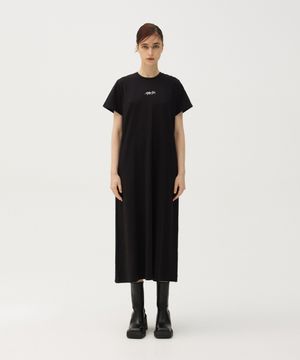 Logo basic maxi dress