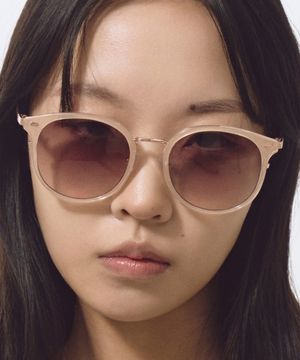 뉴젠 라운드 선글라스 핑크