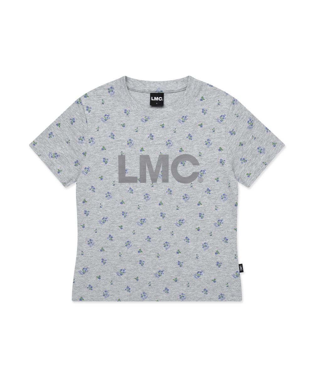 WM OG CROPPED TEE flower gray