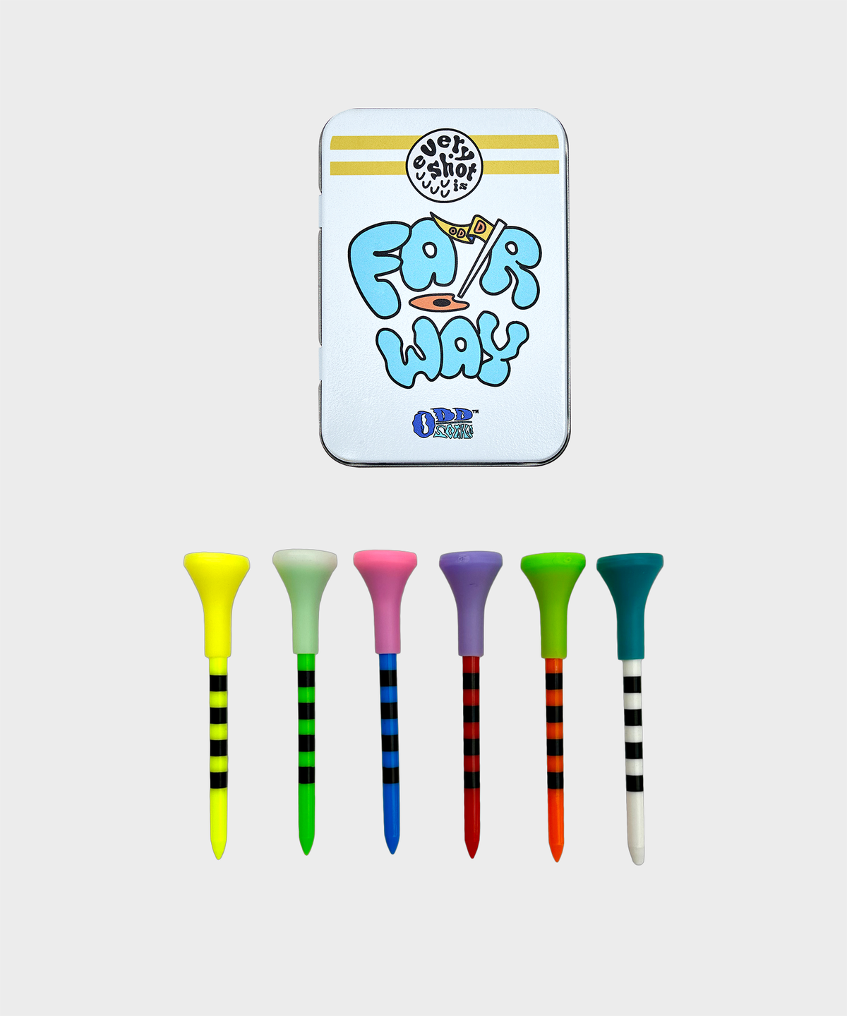 오드삭스(ODDSOCKS) GOLF 틴케이스(골프 티 6pcs) -페어웨이