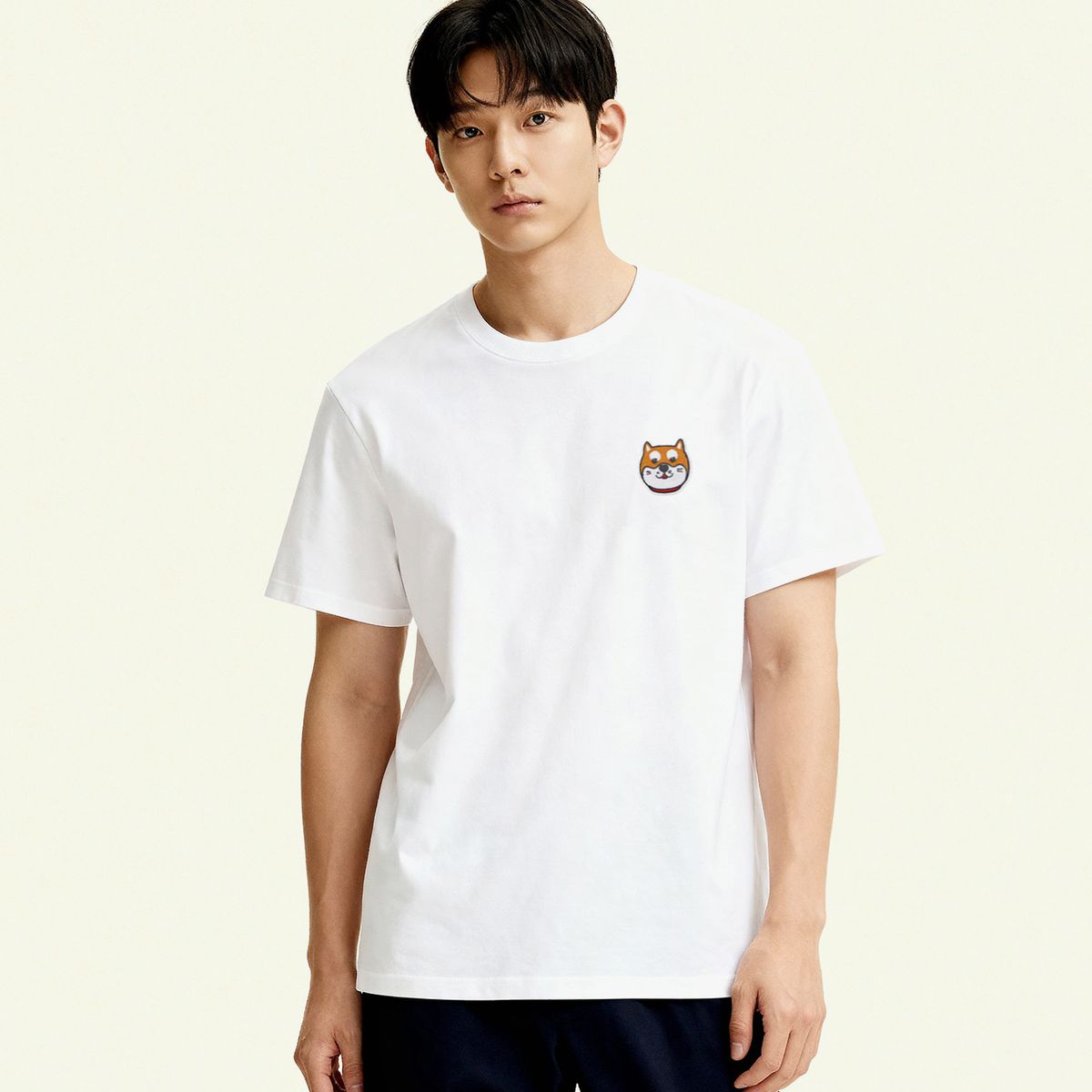 옥스타(OKSTAR) 시바 자수패치 반팔티