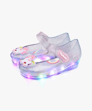 LED 유니콘 라이팅 여아 젤리슈즈