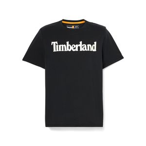 남성 로고 프린트 반팔티 블랙_TB0A6DN30011