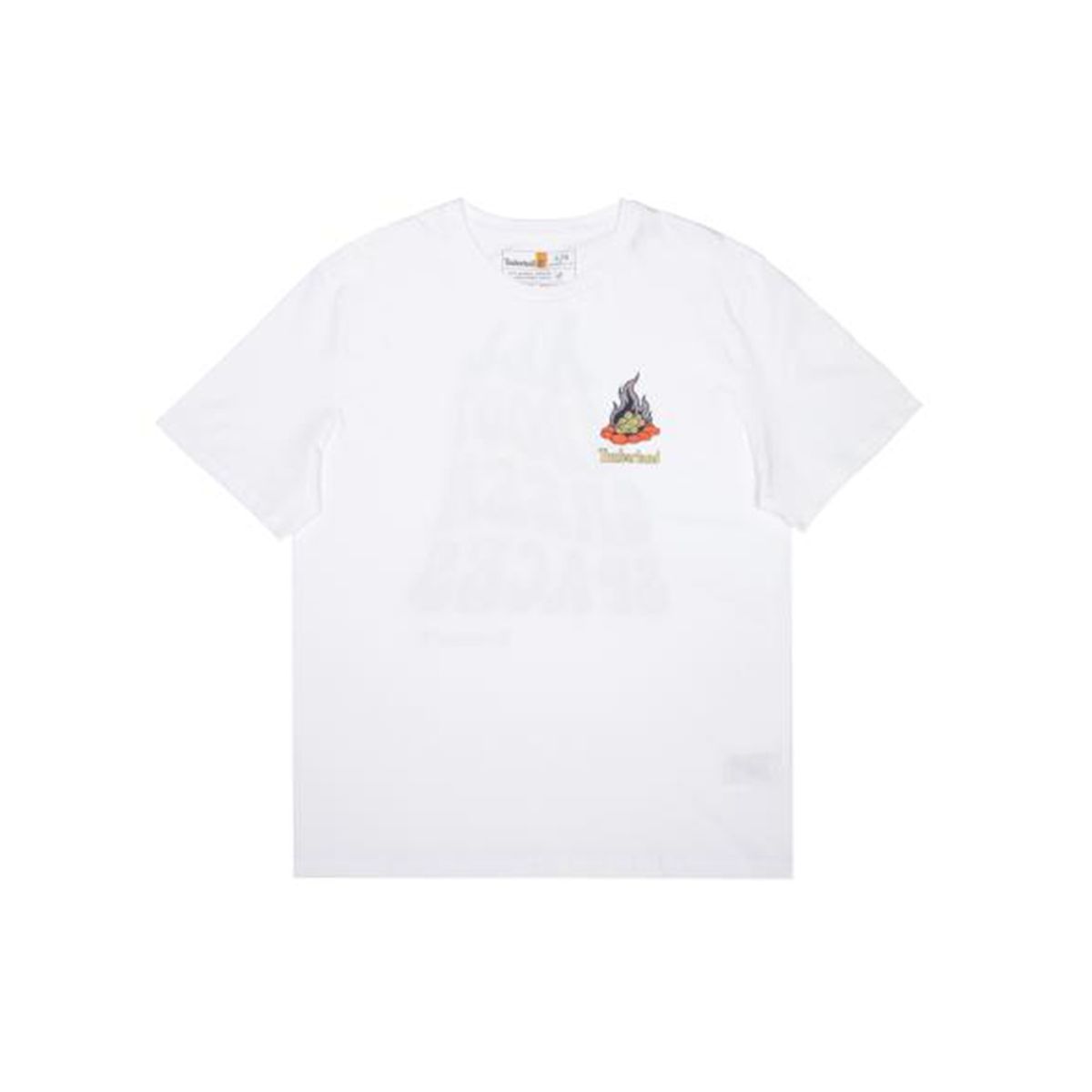 팀버랜드(TIMBERLAND) 남성 백 프린트 반팔티 화이트_TB0A63D91001