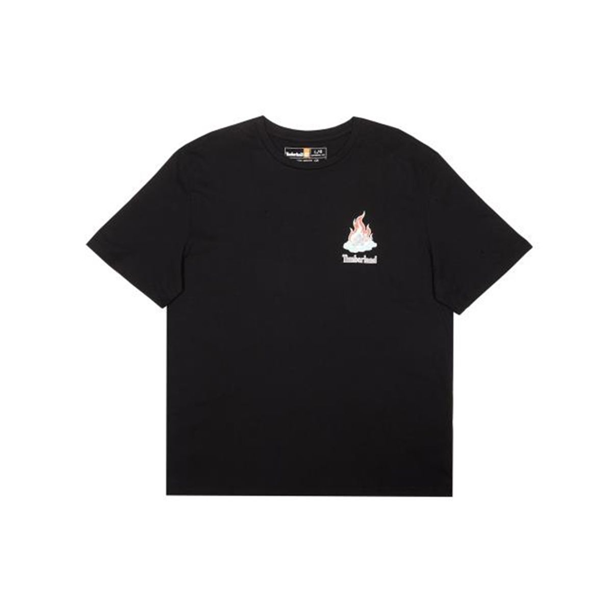 팀버랜드(TIMBERLAND) 남성 백 프린트 반팔티 블랙_TB0A63D90011
