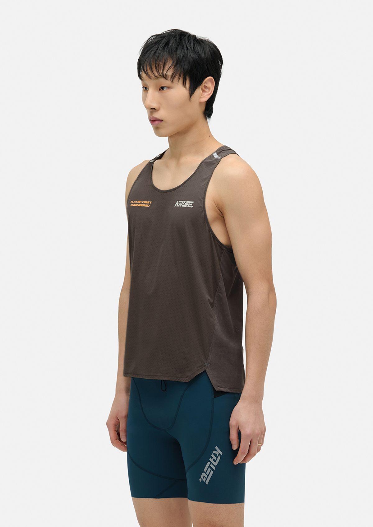 칼렉(KALEG) 에어블레이드 레이스 싱글렛Ⅰ 남성 (마일드 브라운)