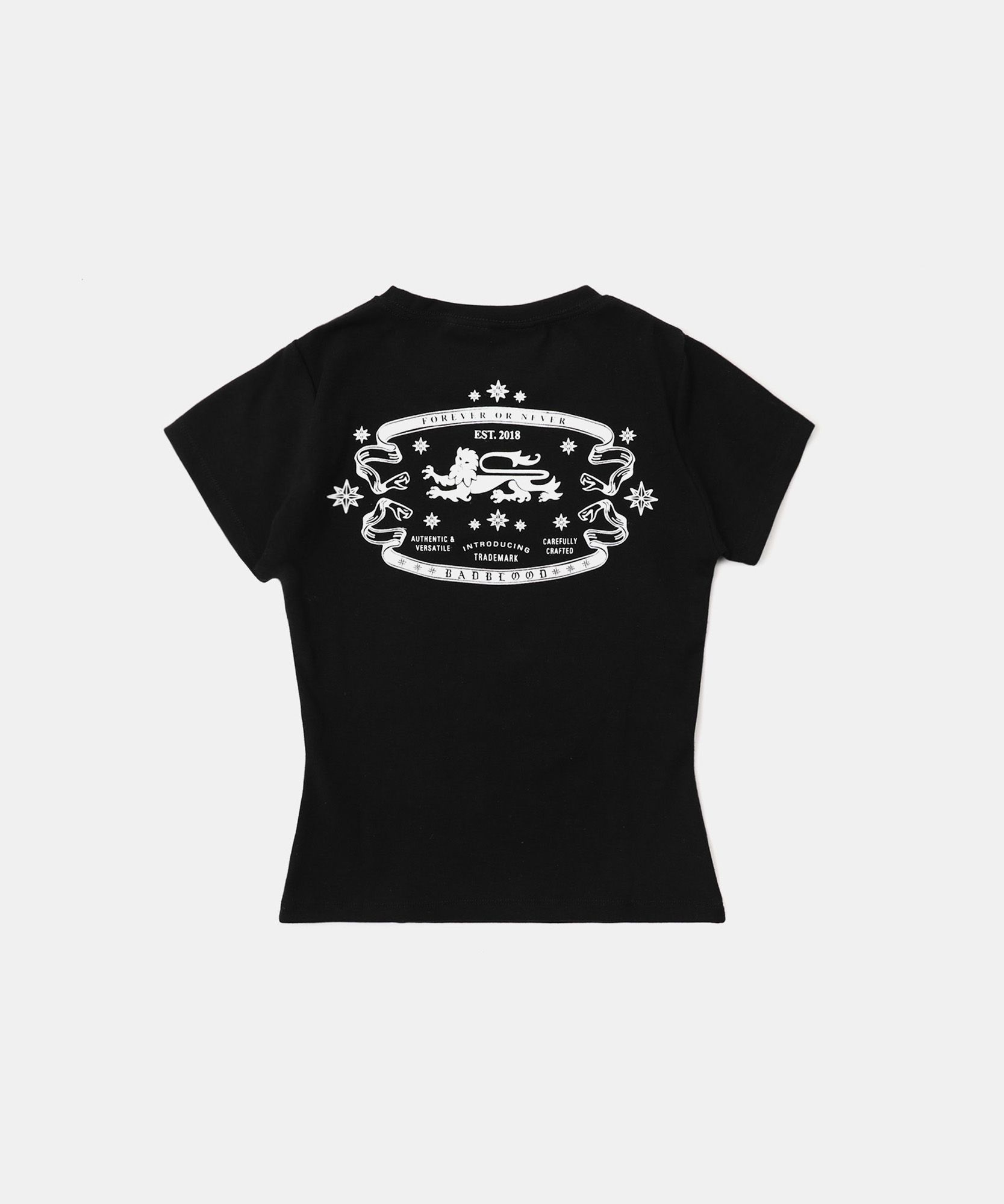 【BADBLOOD】Mystic Logo Jersey Short Sleeve Slim Fit MUSINSA | BADBLOOD Mystic Logo Jersey Short Sleeve Slim Fit