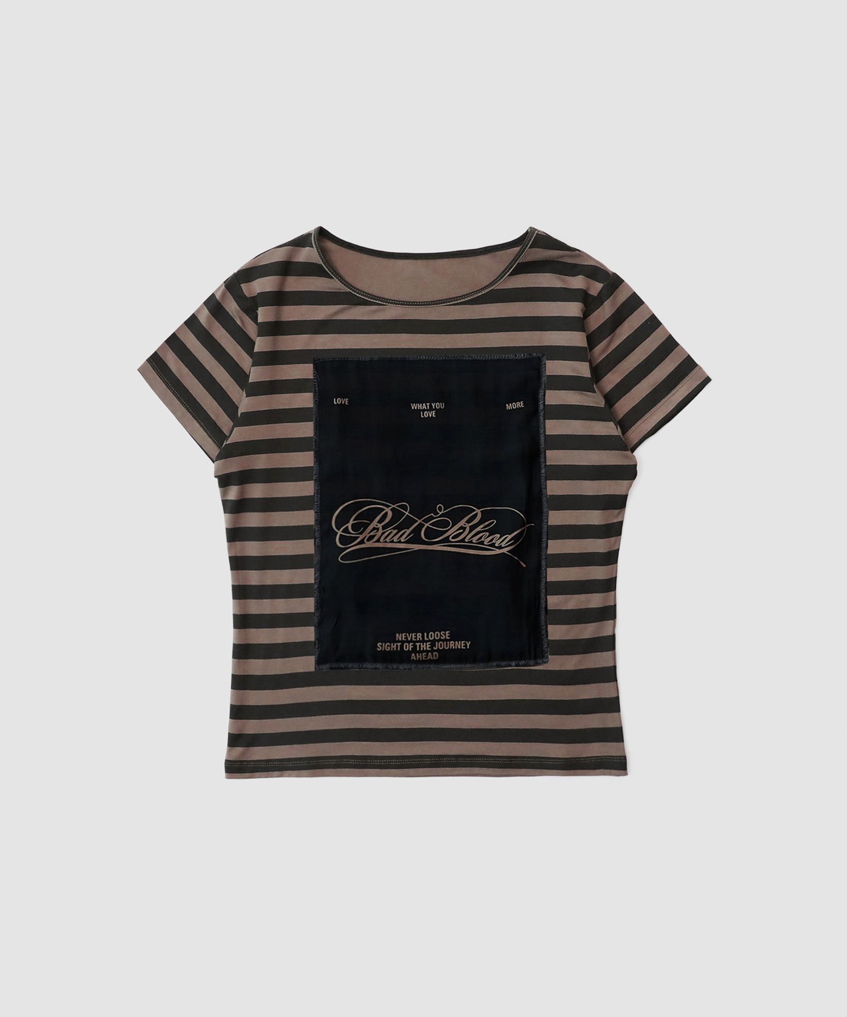 BADBLOOD ♥ Dark classic striped t-shirt /追跡付 BADBLOOD ♥ Dark classic striped t-shirt /追跡付 トップス